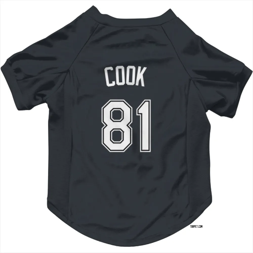 Tampa Bay Rays Alexander Cook Black Pet Jersey for Dog & Cat