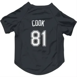 Tampa Bay Rays Alexander Cook Black Pet Jersey for Dog & Cat