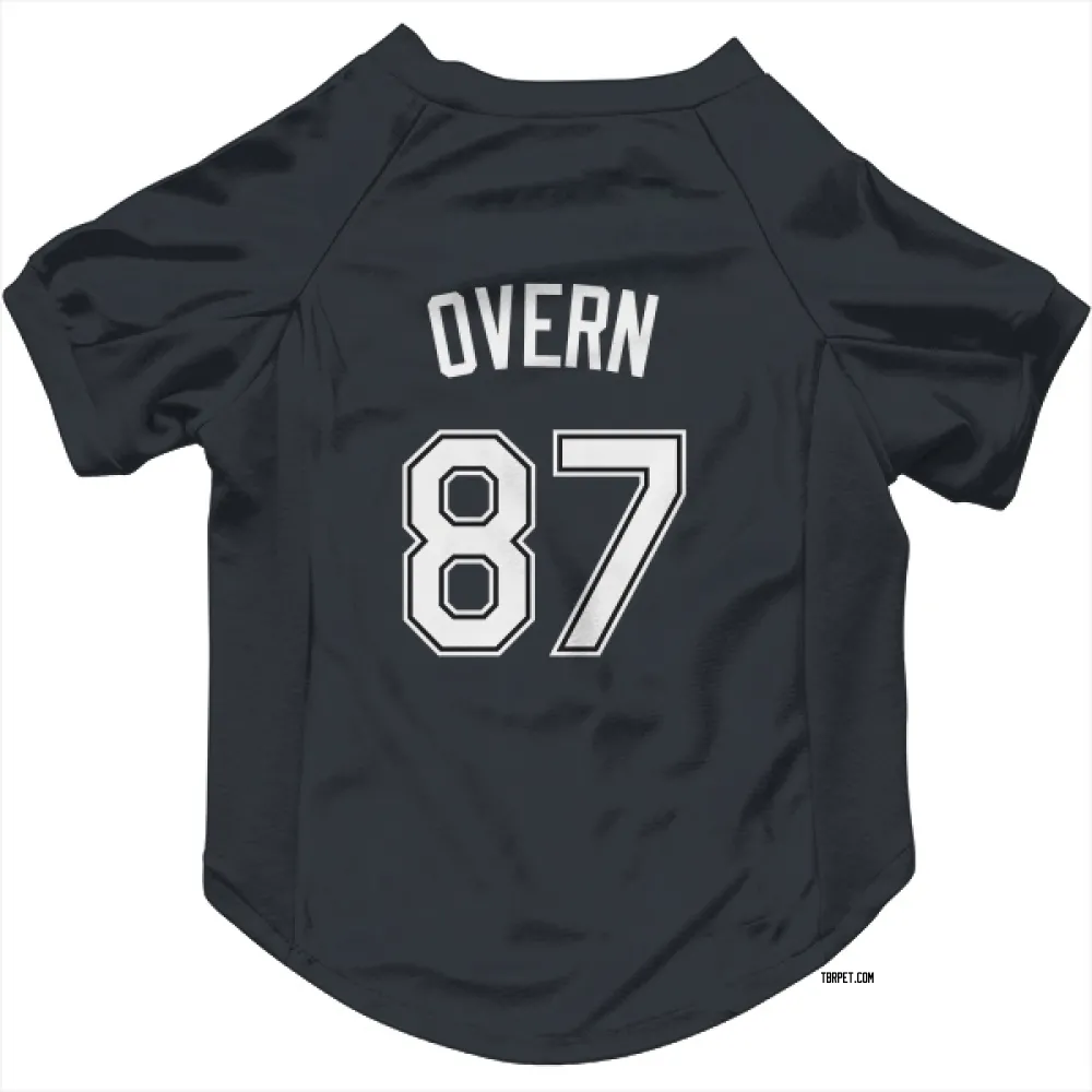 Tampa Bay Rays Austin Overn Black Pet Jersey for Dog & Cat