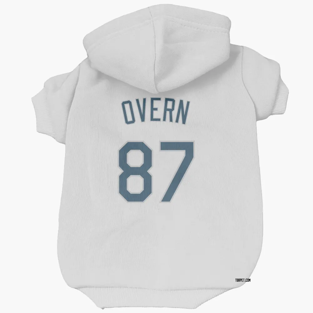 Tampa Bay Rays Austin Overn White Pet Hoodie for Dog & Cat