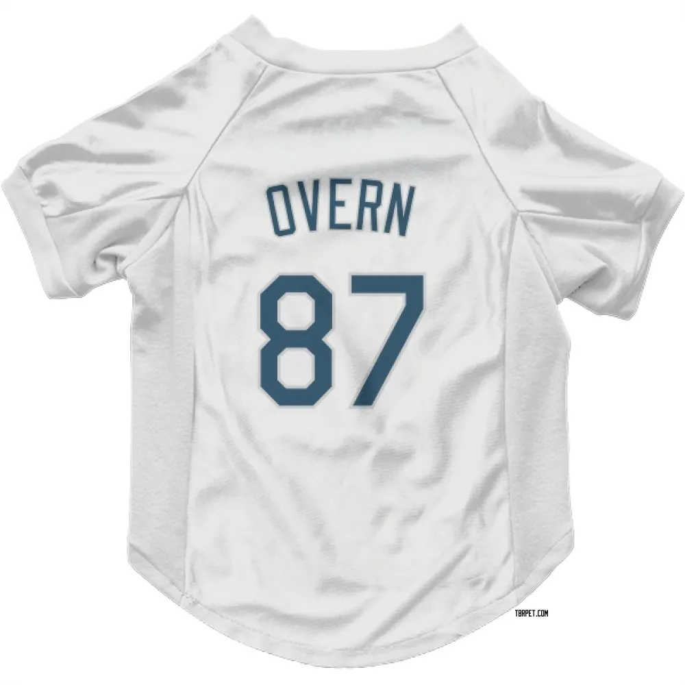 Tampa Bay Rays Austin Overn White Pet Jersey for Dog & Cat