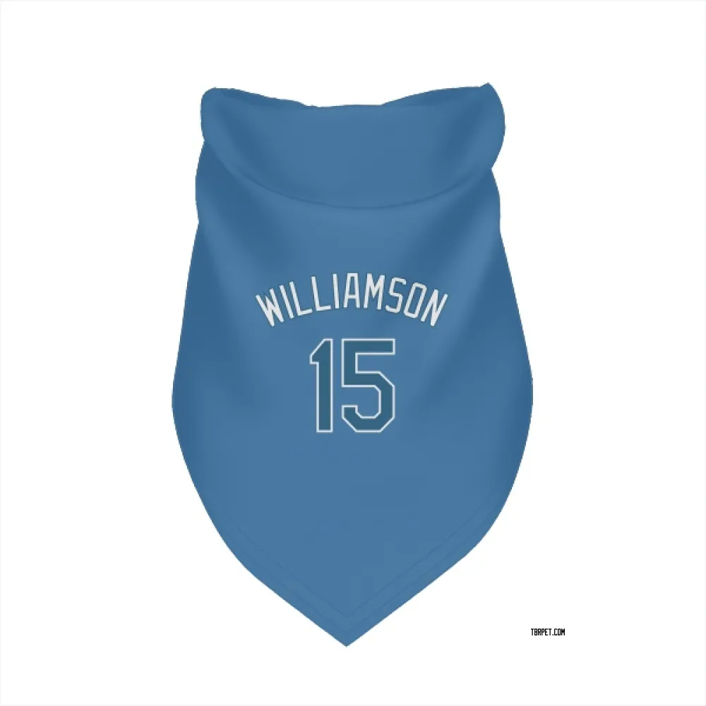 Tampa Bay Rays Ben Williamson Light Blue Pet Bandana for Dog & Cat