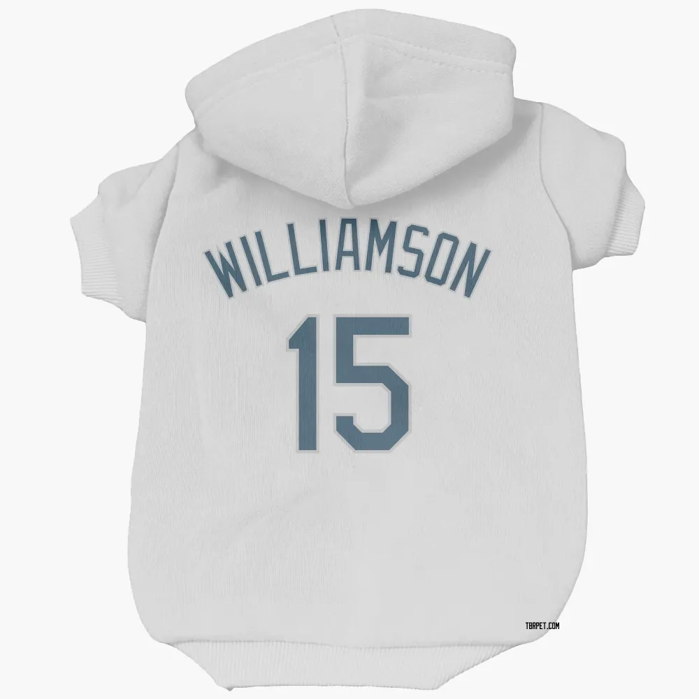 Tampa Bay Rays Ben Williamson White Pet Hoodie for Dog & Cat