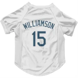 Tampa Bay Rays Ben Williamson White Pet Jersey for Dog & Cat