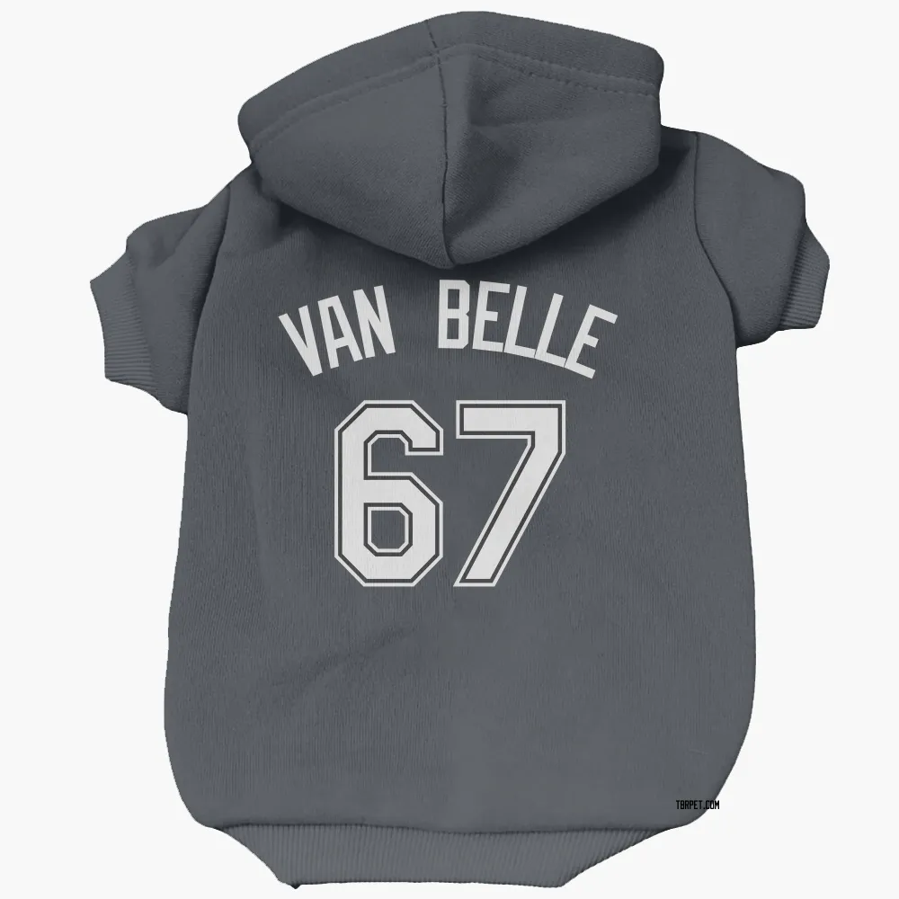 Tampa Bay Rays Brian Van Belle Black Pet Hoodie for Dog & Cat