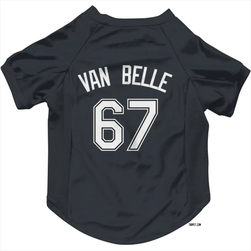 Tampa Bay Rays Brian Van Belle Black Pet Jersey for Dog & Cat
