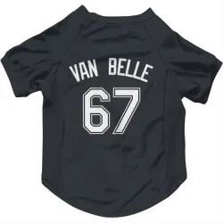 Tampa Bay Rays Brian Van Belle Black Pet Jersey for Dog & Cat