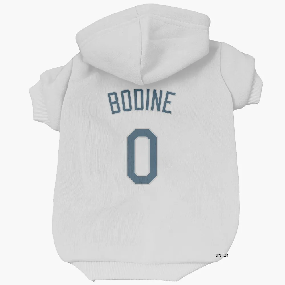 Tampa Bay Rays Caden Bodine White Pet Hoodie for Dog & Cat