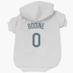 Tampa Bay Rays Caden Bodine White Pet Hoodie for Dog & Cat