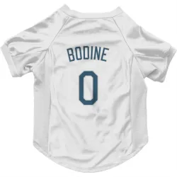 Tampa Bay Rays Caden Bodine White Pet Jersey for Dog & Cat