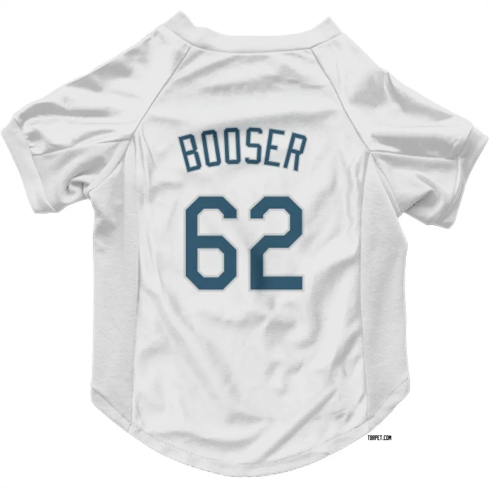 Tampa Bay Rays Cam Booser White Pet Jersey for Dog & Cat