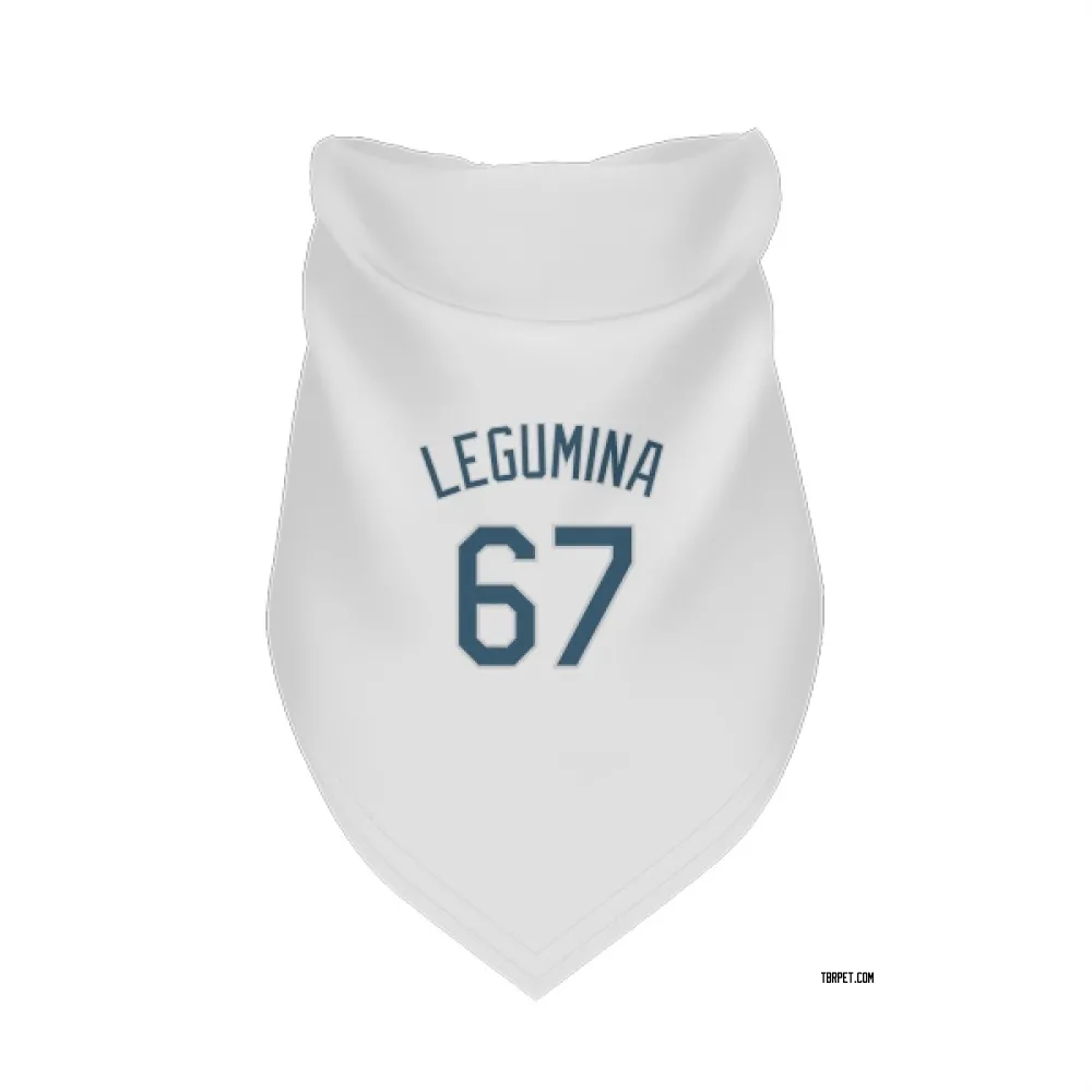 Tampa Bay Rays Casey Legumina White Pet Bandana for Dog & Cat