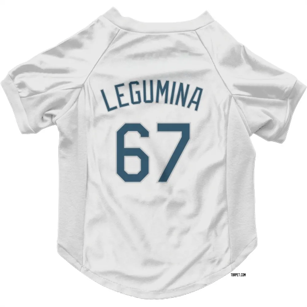 Tampa Bay Rays Casey Legumina White Pet Jersey for Dog & Cat