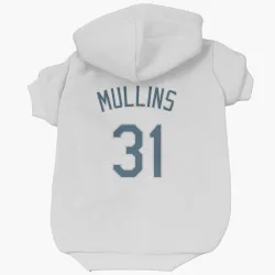 Tampa Bay Rays Cedric Mullins White Pet Hoodie for Dog & Cat