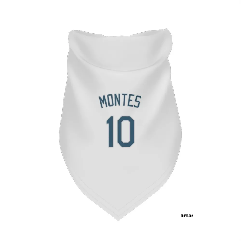 Tampa Bay Rays Coco Montes White Pet Bandana for Dog & Cat