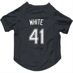 Tampa Bay Rays Colby White Black Pet Jersey for Dog & Cat
