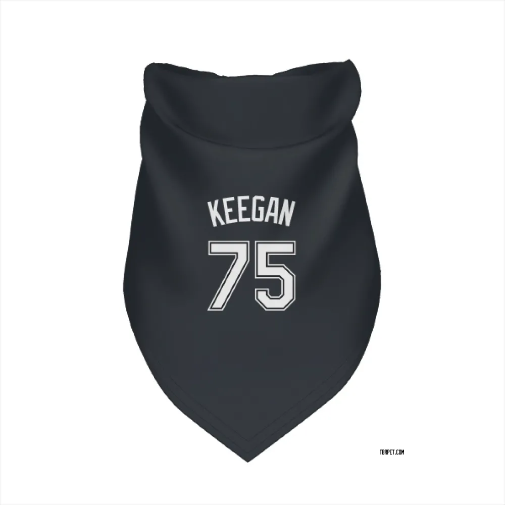 Tampa Bay Rays Dominic Keegan Black Pet Bandana for Dog & Cat