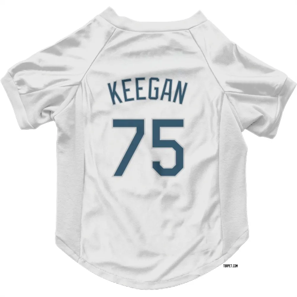 Tampa Bay Rays Dominic Keegan White Pet Jersey for Dog & Cat