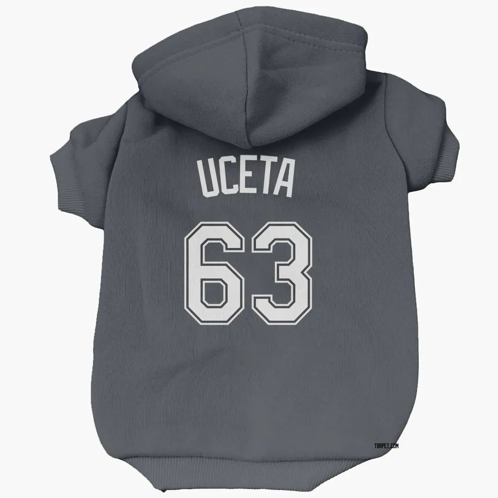 Tampa Bay Rays Edwin Uceta Black Pet Hoodie for Dog & Cat