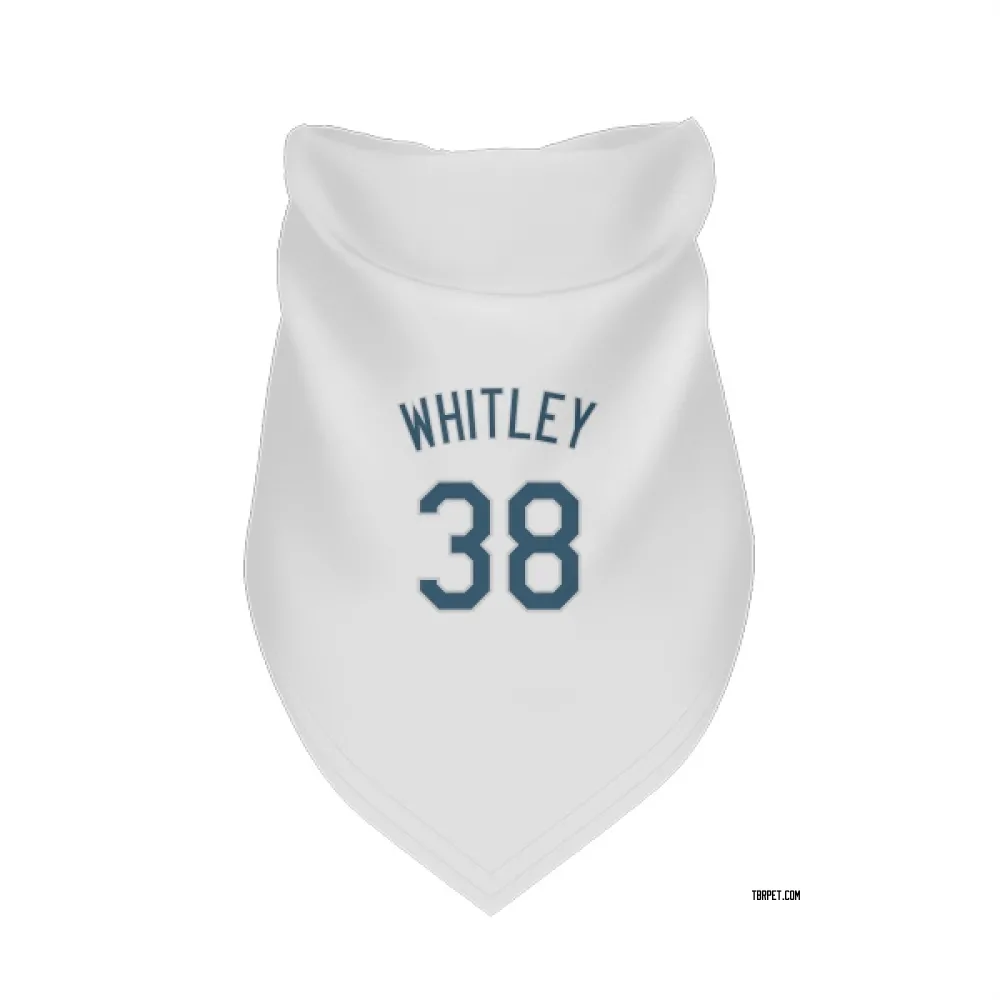 Tampa Bay Rays Forrest Whitley White Pet Bandana for Dog & Cat