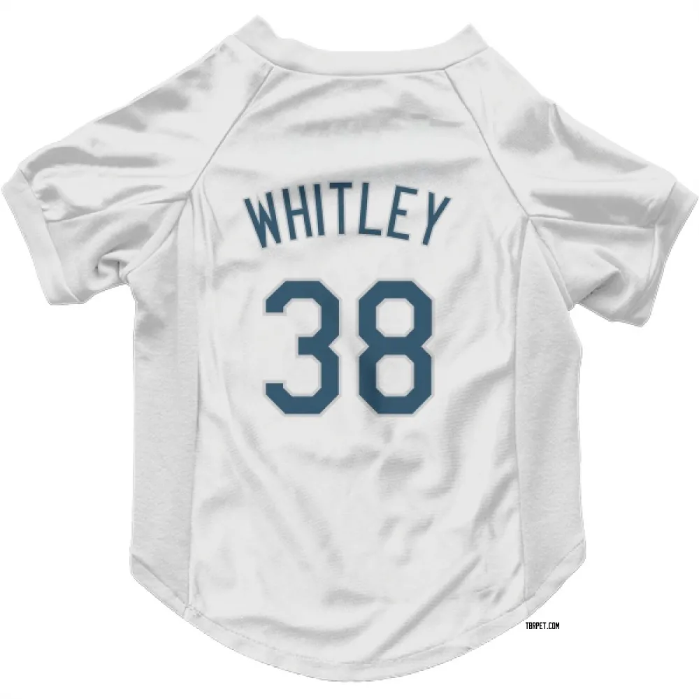 Tampa Bay Rays Forrest Whitley White Pet Jersey for Dog & Cat