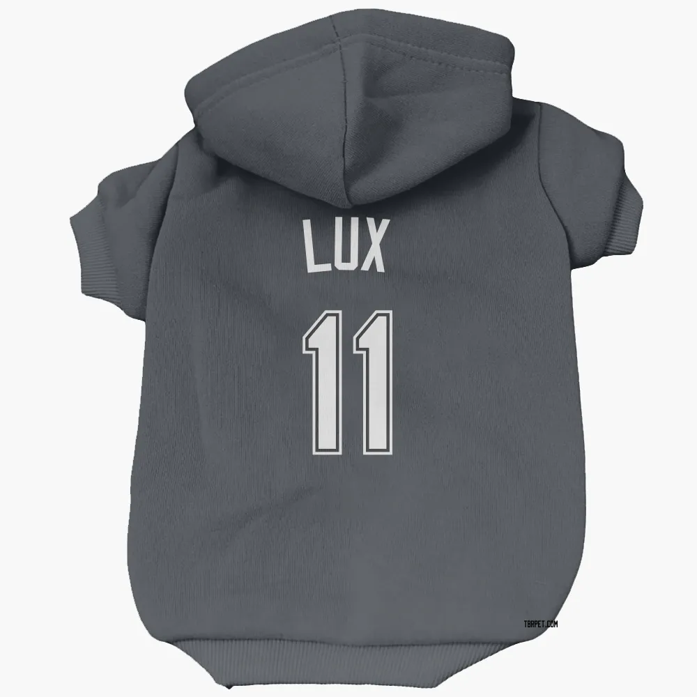 Tampa Bay Rays Gavin Lux Black Pet Hoodie for Dog & Cat