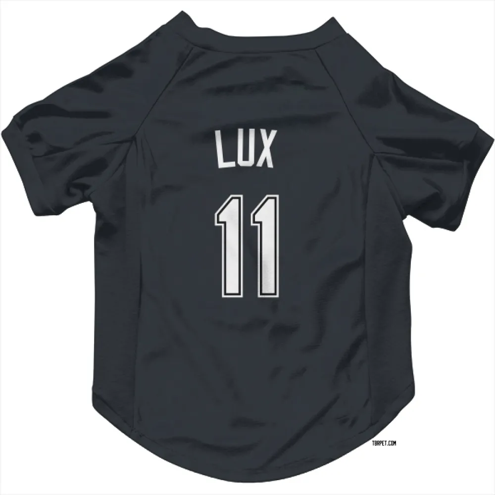 Tampa Bay Rays Gavin Lux Black Pet Jersey for Dog & Cat
