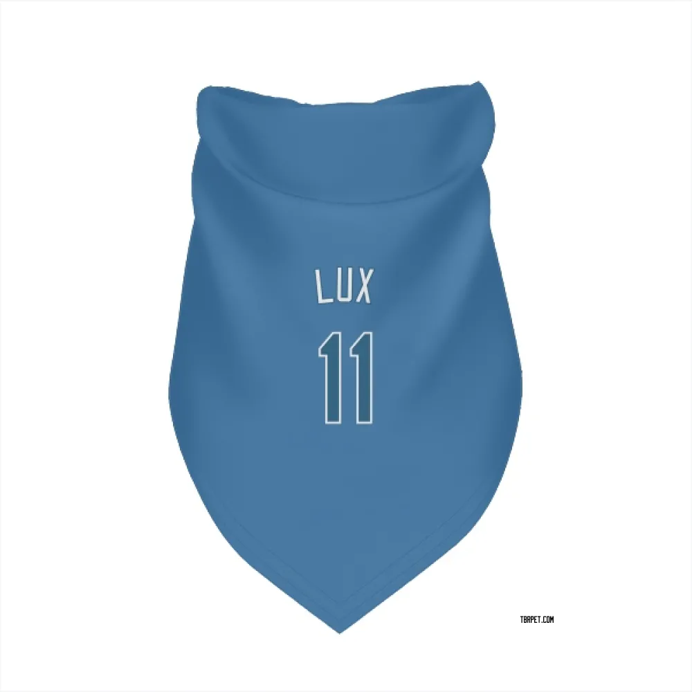 Tampa Bay Rays Gavin Lux Light Blue Pet Bandana for Dog & Cat