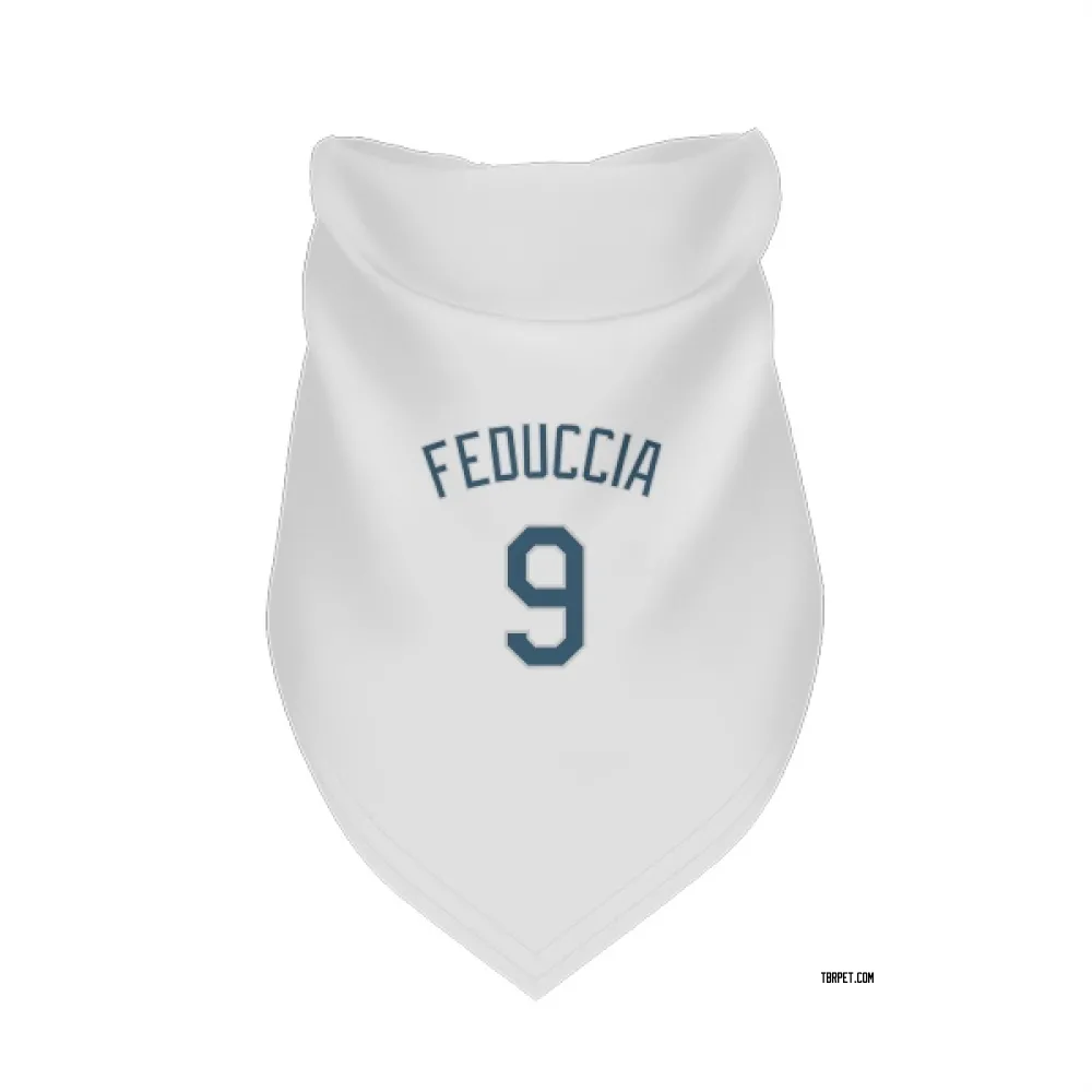 Tampa Bay Rays Hunter Feduccia White Pet Bandana for Dog & Cat