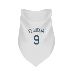 Tampa Bay Rays Hunter Feduccia White Pet Bandana for Dog & Cat