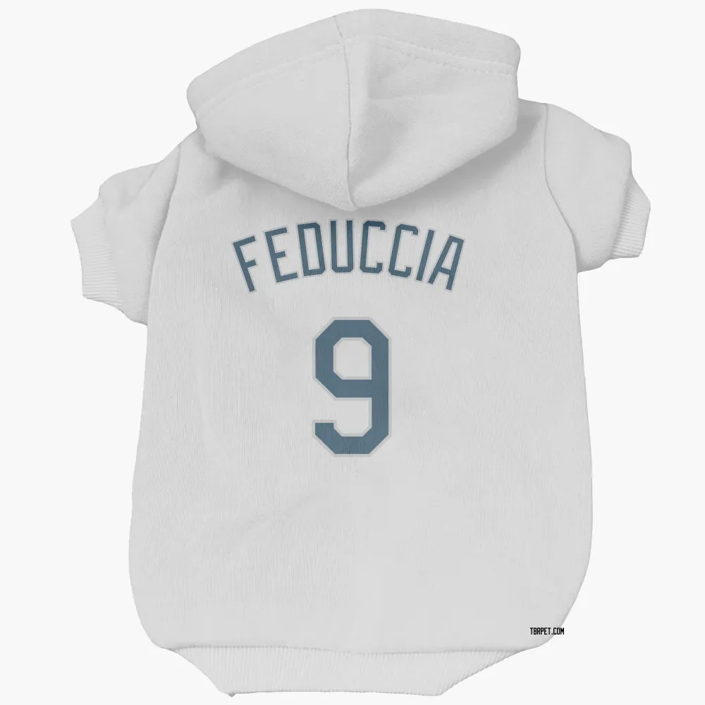 Tampa Bay Rays Hunter Feduccia White Pet Hoodie for Dog & Cat