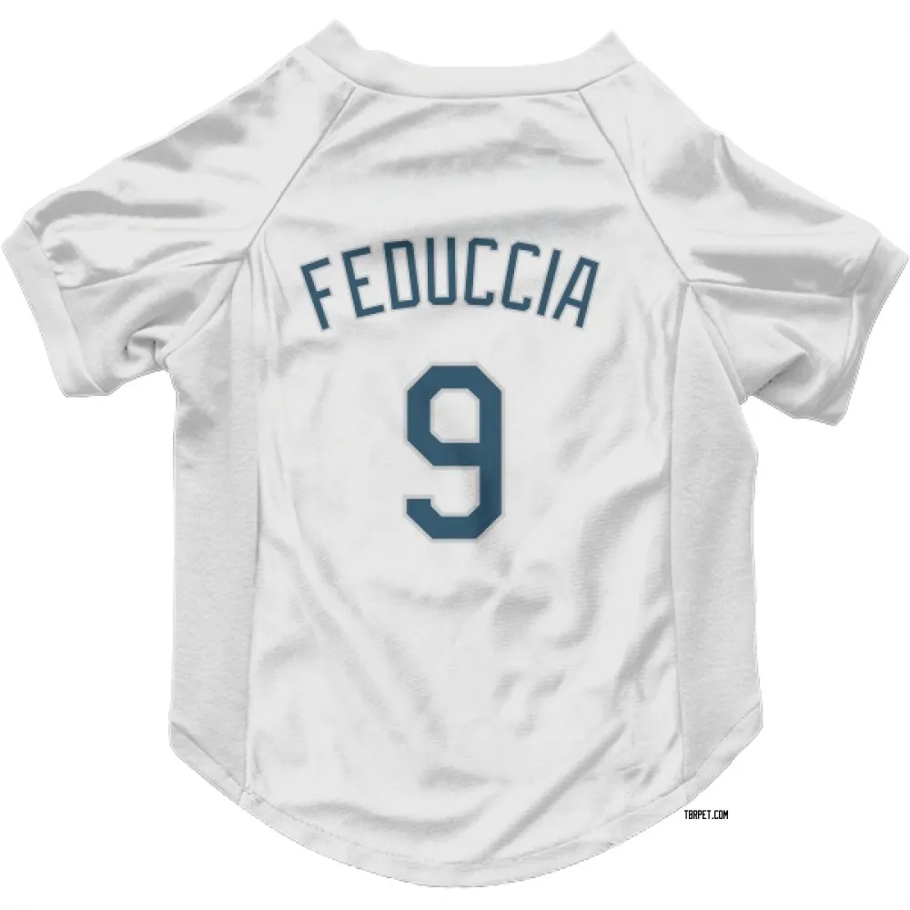 Tampa Bay Rays Hunter Feduccia White Pet Jersey for Dog & Cat
