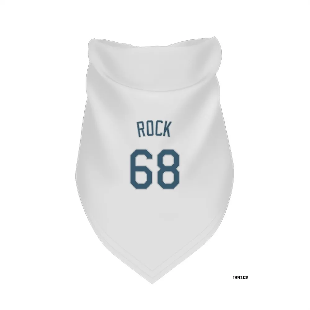 Tampa Bay Rays Joe Rock White Pet Bandana for Dog & Cat