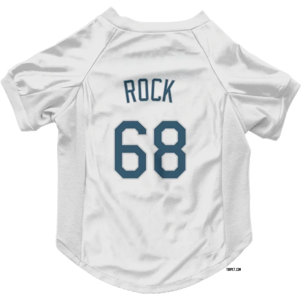 Tampa Bay Rays Joe Rock White Pet Jersey for Dog & Cat