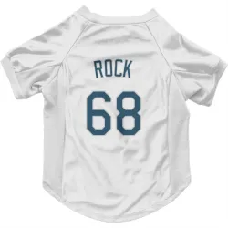 Tampa Bay Rays Joe Rock White Pet Jersey for Dog & Cat