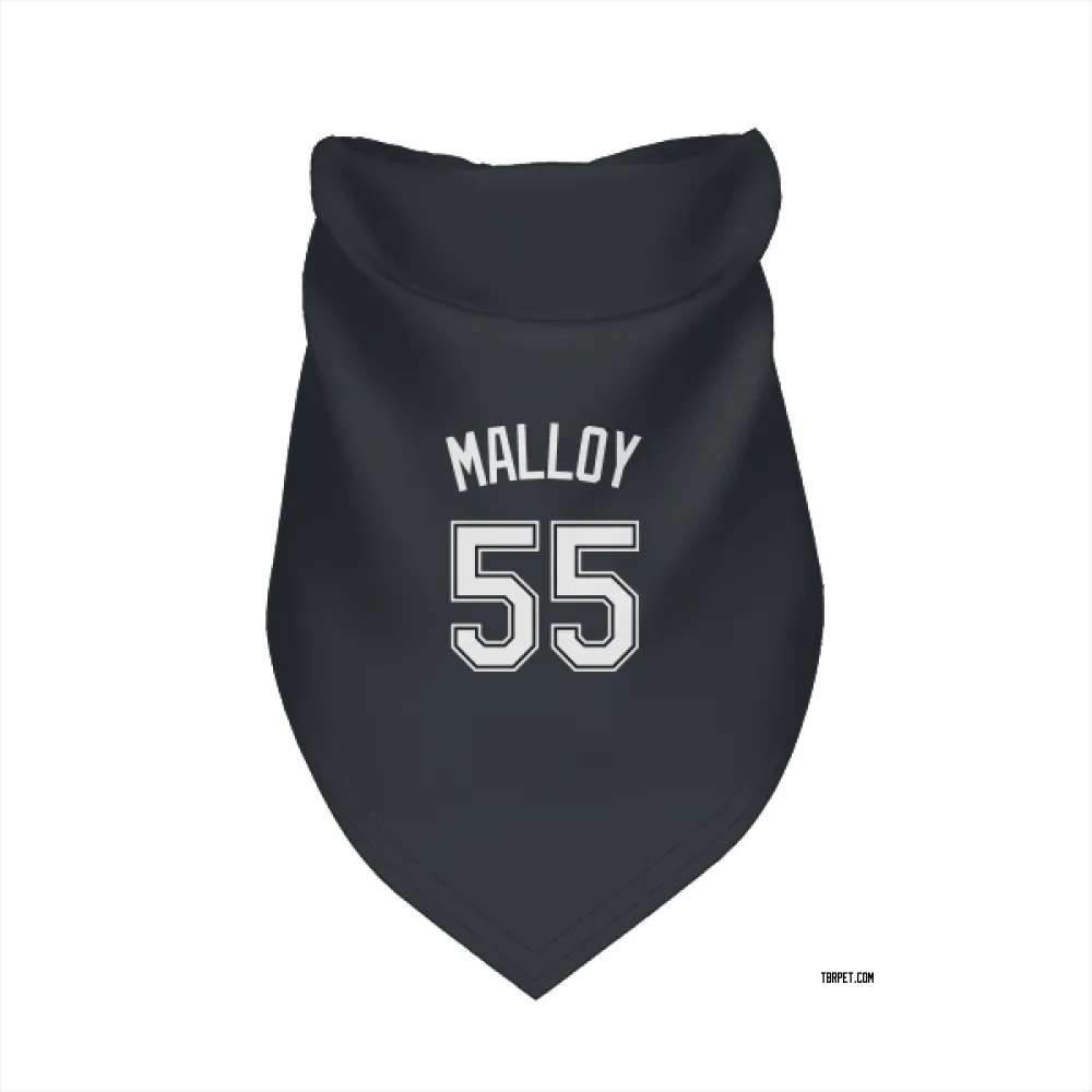 Tampa Bay Rays Justyn-Henry Malloy Black Pet Bandana for Dog & Cat