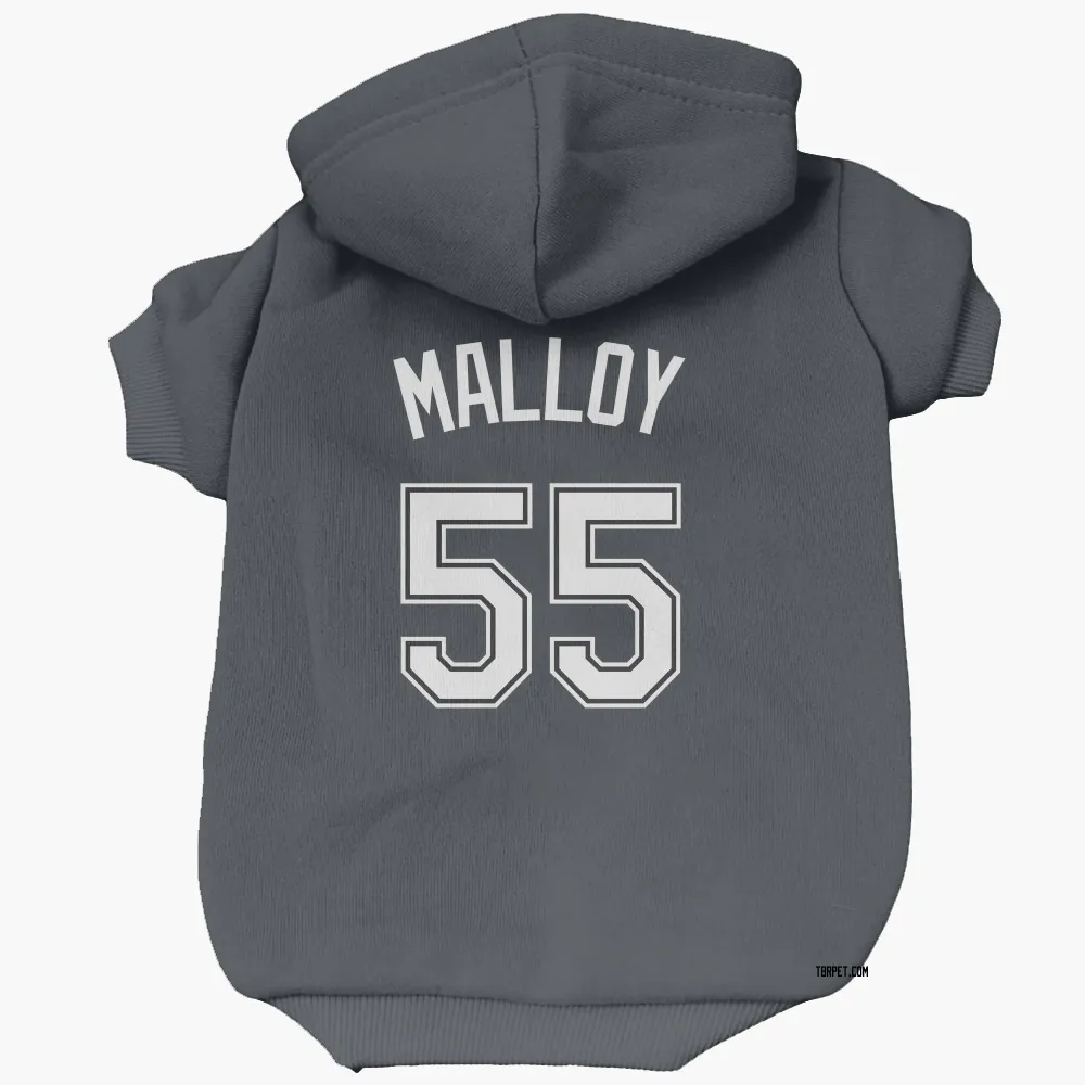 Tampa Bay Rays Justyn-Henry Malloy Black Pet Hoodie for Dog & Cat