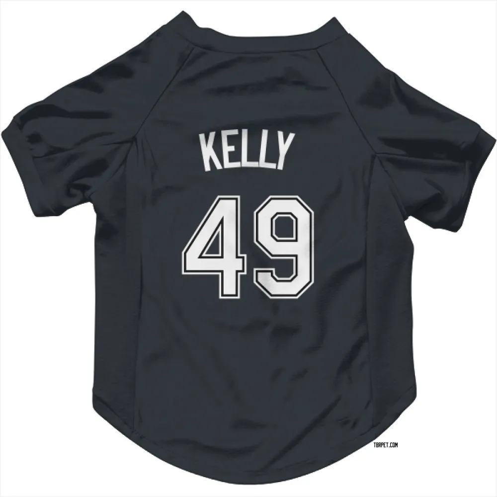 Tampa Bay Rays Kevin Kelly Black Pet Jersey for Dog & Cat