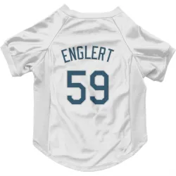 Tampa Bay Rays Mason Englert White Pet Jersey for Dog & Cat