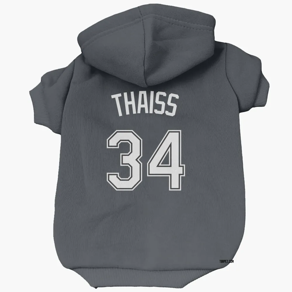 Tampa Bay Rays Matt Thaiss Black Pet Hoodie for Dog & Cat