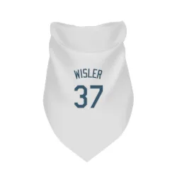 Tampa Bay Rays Matt Wisler White Pet Bandana for Dog & Cat