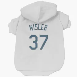 Tampa Bay Rays Matt Wisler White Pet Hoodie for Dog & Cat