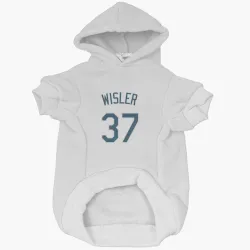 Tampa Bay Rays Matt Wisler White Pet Hoodie for Dog & Cat