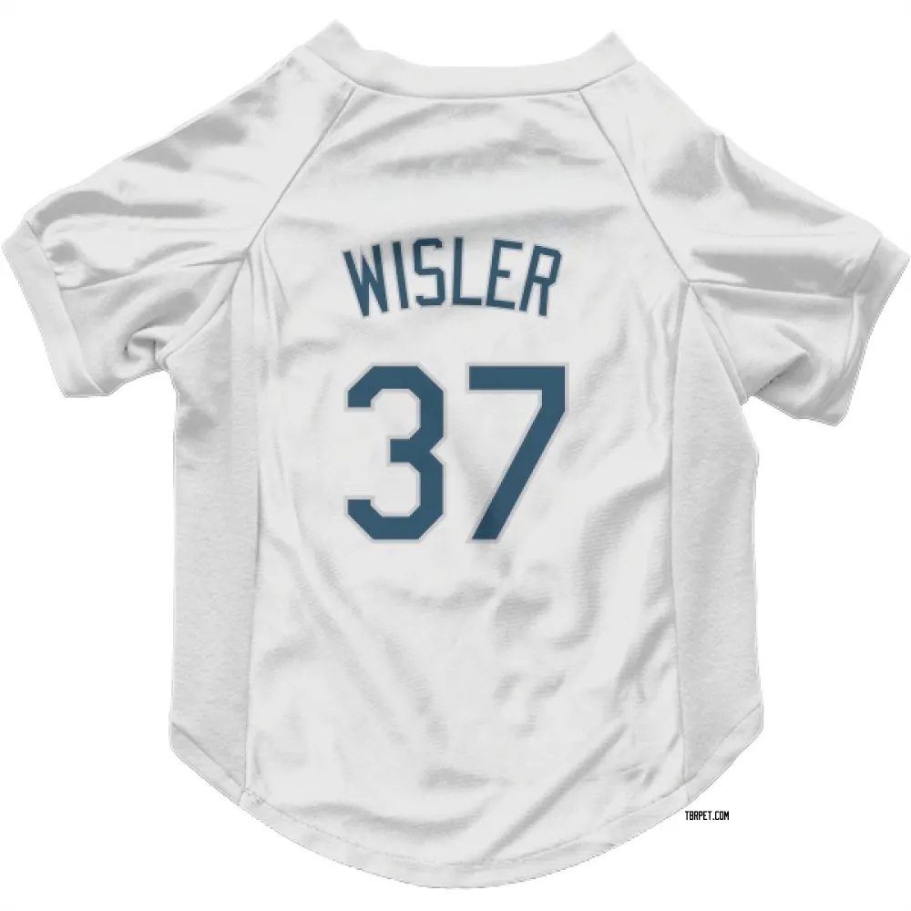Tampa Bay Rays Matt Wisler White Pet Jersey for Dog & Cat
