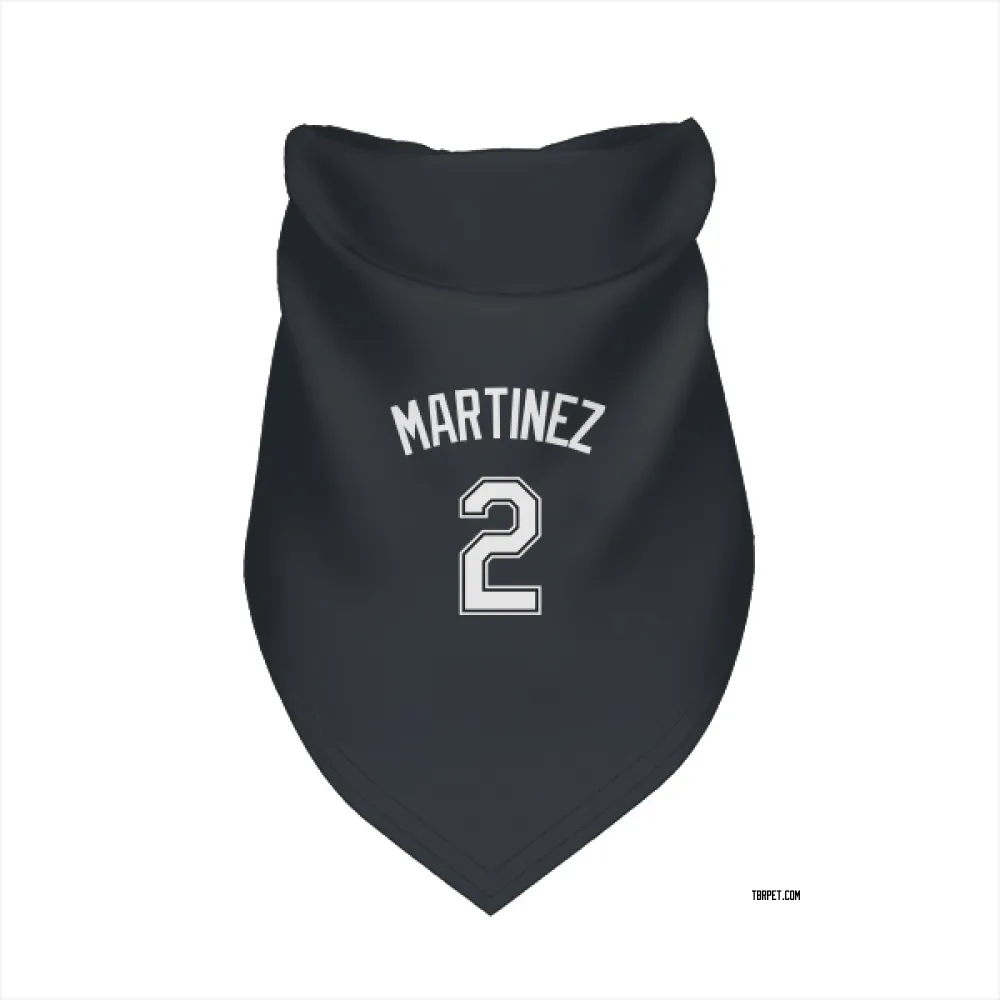 Tampa Bay Rays Michael Martinez Black Pet Bandana for Dog & Cat
