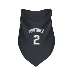 Tampa Bay Rays Michael Martinez Black Pet Bandana for Dog & Cat