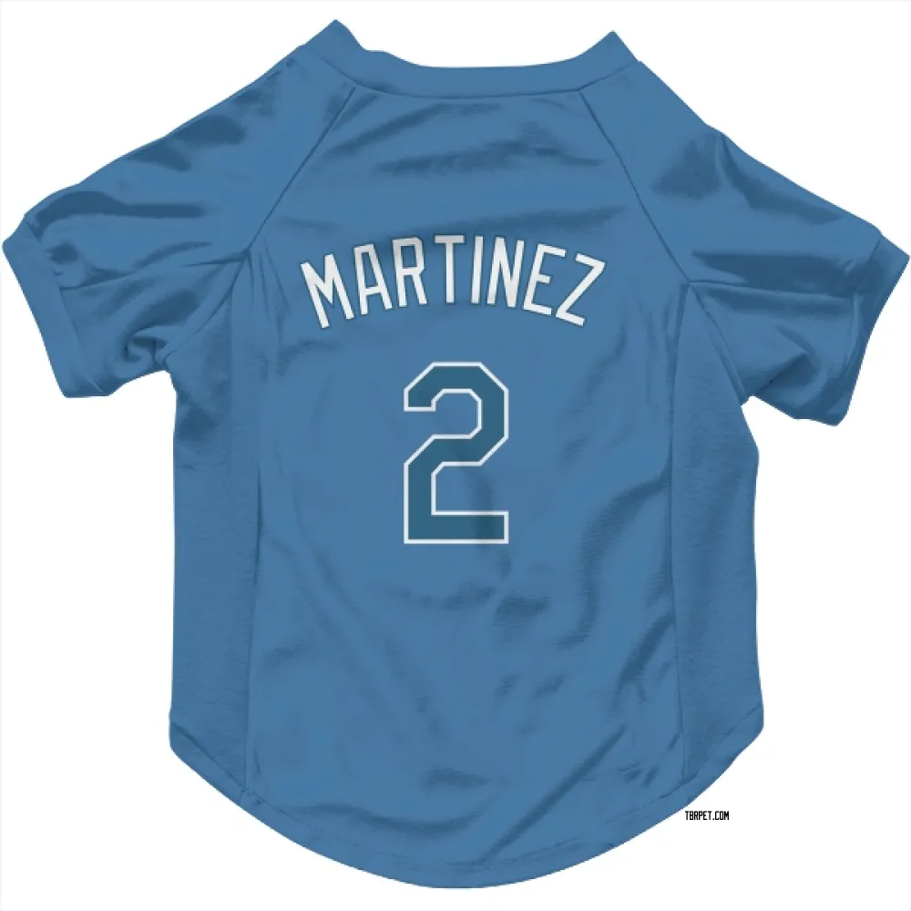Tampa Bay Rays Michael Martinez Light Blue Pet Jersey for Dog & Cat