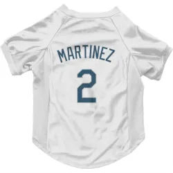 Tampa Bay Rays Michael Martinez White Pet Jersey for Dog & Cat