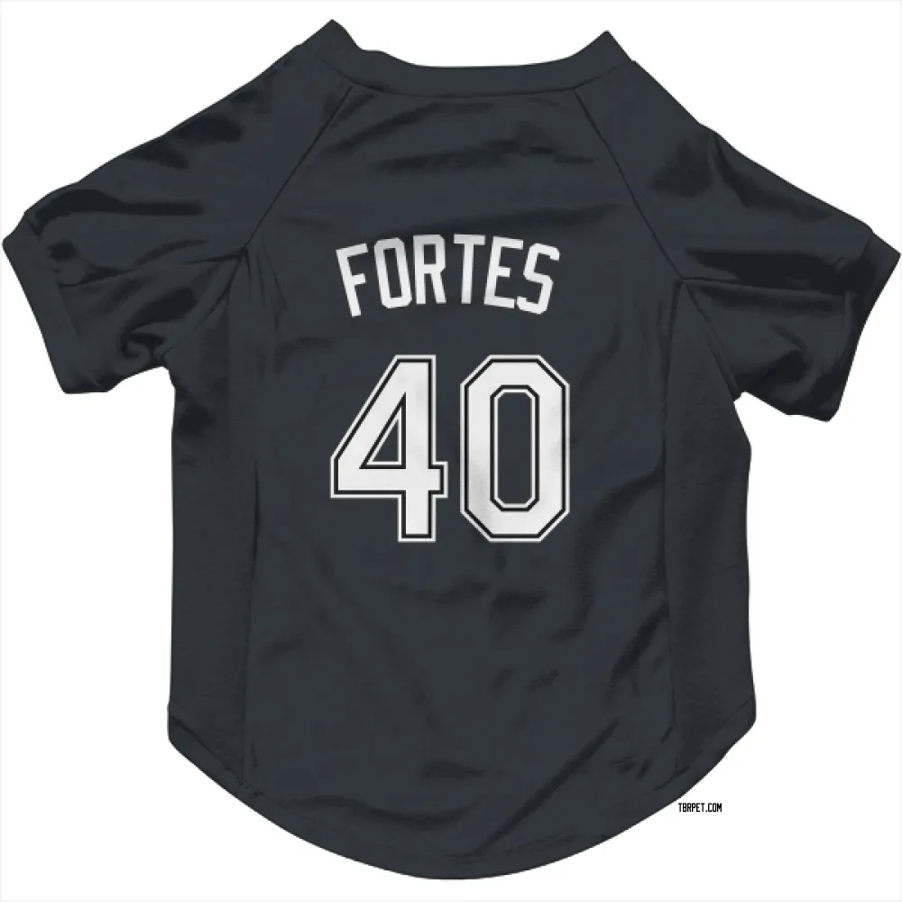 Tampa Bay Rays Nick Fortes Black Pet Jersey for Dog & Cat