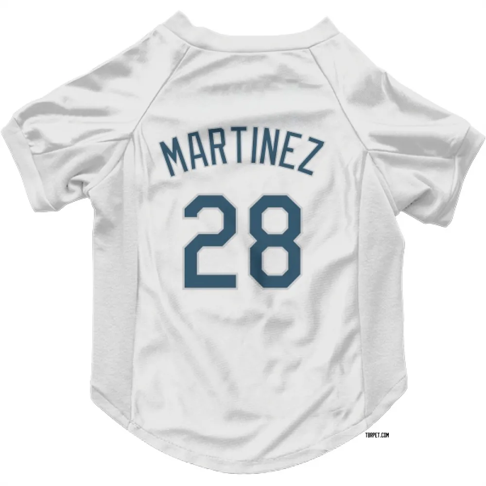 Tampa Bay Rays Nick Martinez White Pet Jersey for Dog & Cat